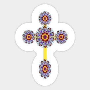 Royal Cross Sticker